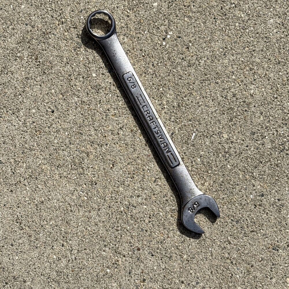 Craftsman 5/8โ Inch Combination Wrench SAE Vintage VA 44697 USA